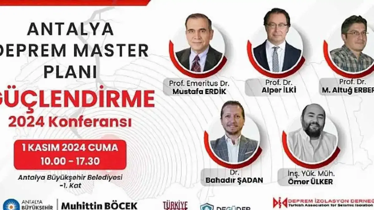 Antalya Büyükşehir Belediyesi'nin Deprem Master Plan çalışmaları sürüyor