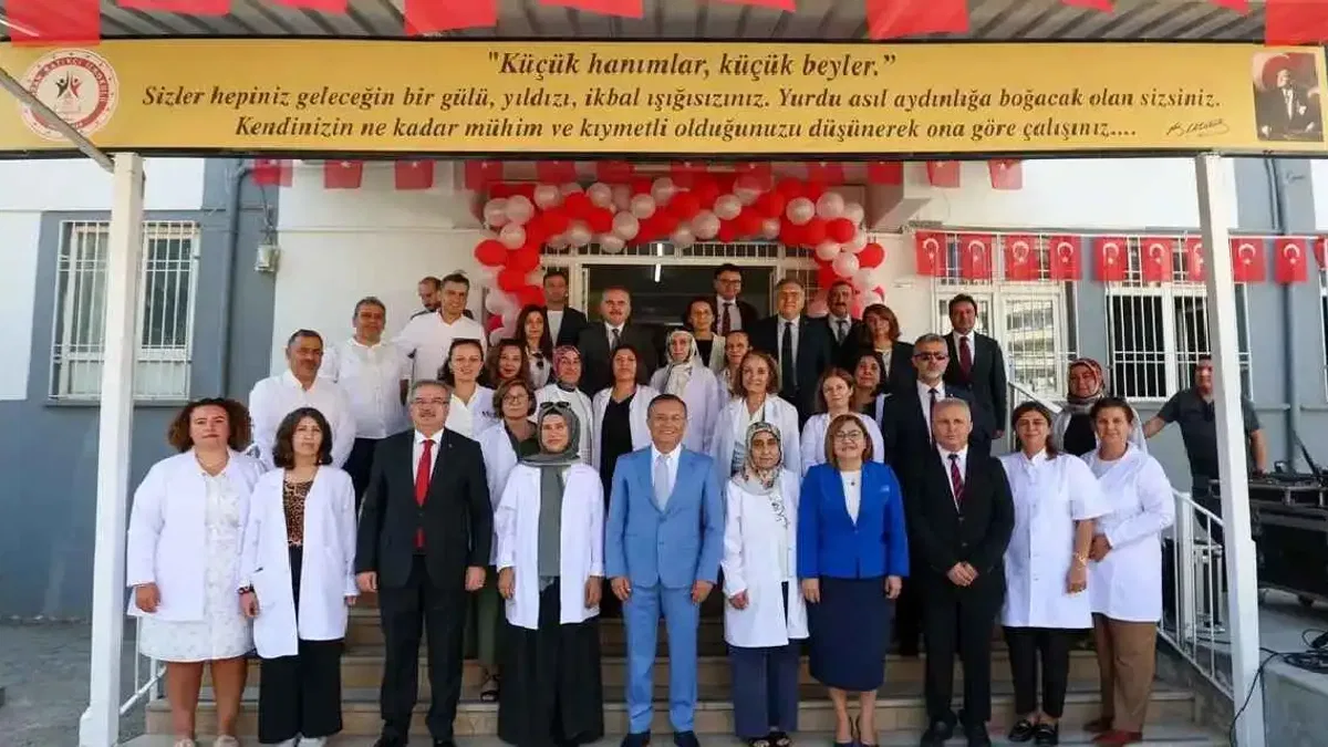 Gaziantep'te Başkan Şahin ilk heyecana ortak oldu