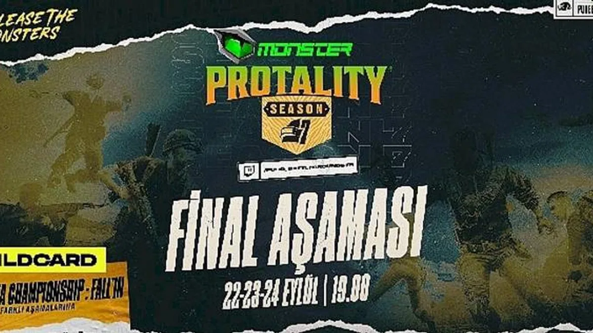 MONSTER PROTALITY Season 7 Final Aşaması, 22-23-24 Eylül'de Sizlerle