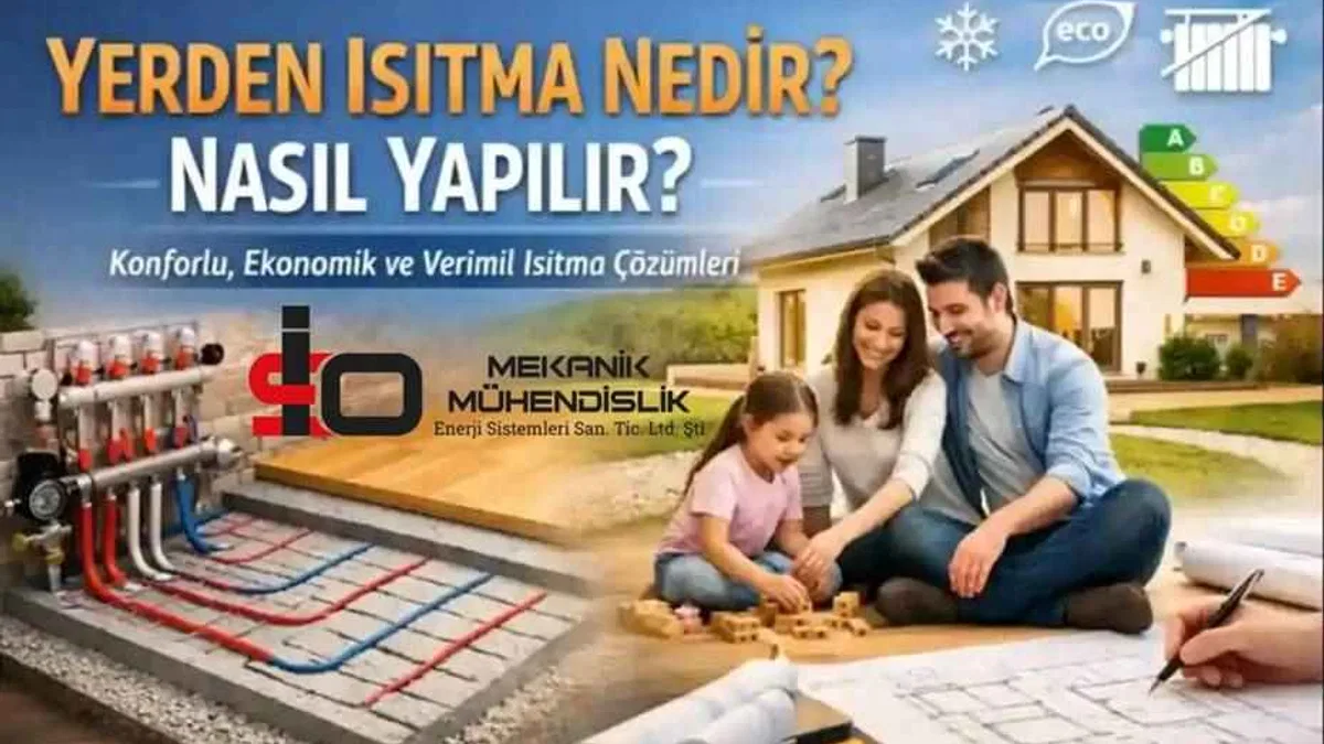 Yerden Isıtma Sistemi Yeni Yapılarda Standart Haline Geliyor