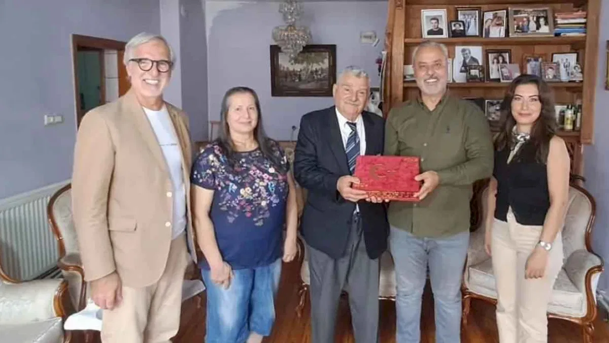 İzmit'te Kıbrıs Gazileri Bayraktar ve Aslan’a anlamlı ziyaret