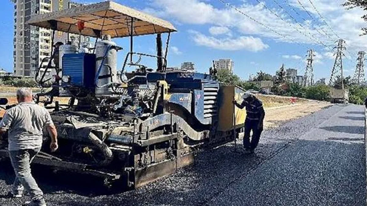 Yenişehir Belediyesi yol yapım çalışmalarını aralıksız sürdürüyor