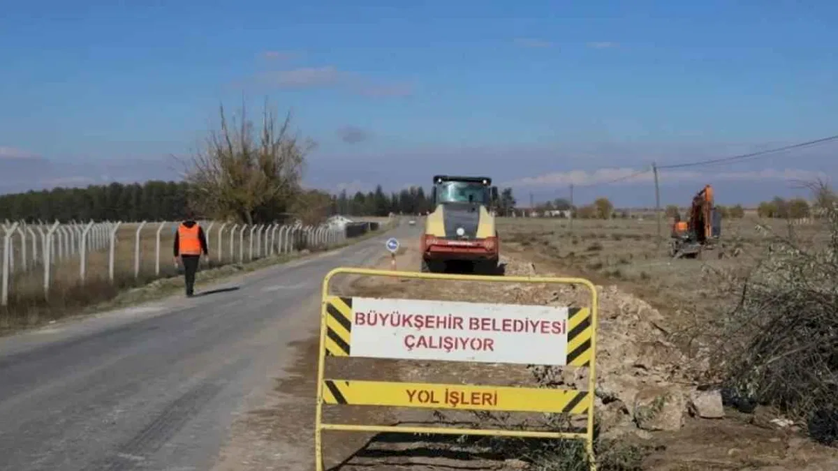 Eskişehir Büyükşehir’den Çifteler’e 30 kilometrelik yol yatırımı