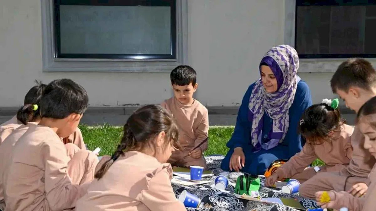 Selçuklu'da Hatice Hatun Çocuk Mektebi çocukların gözdesi olmaya devam ediyor