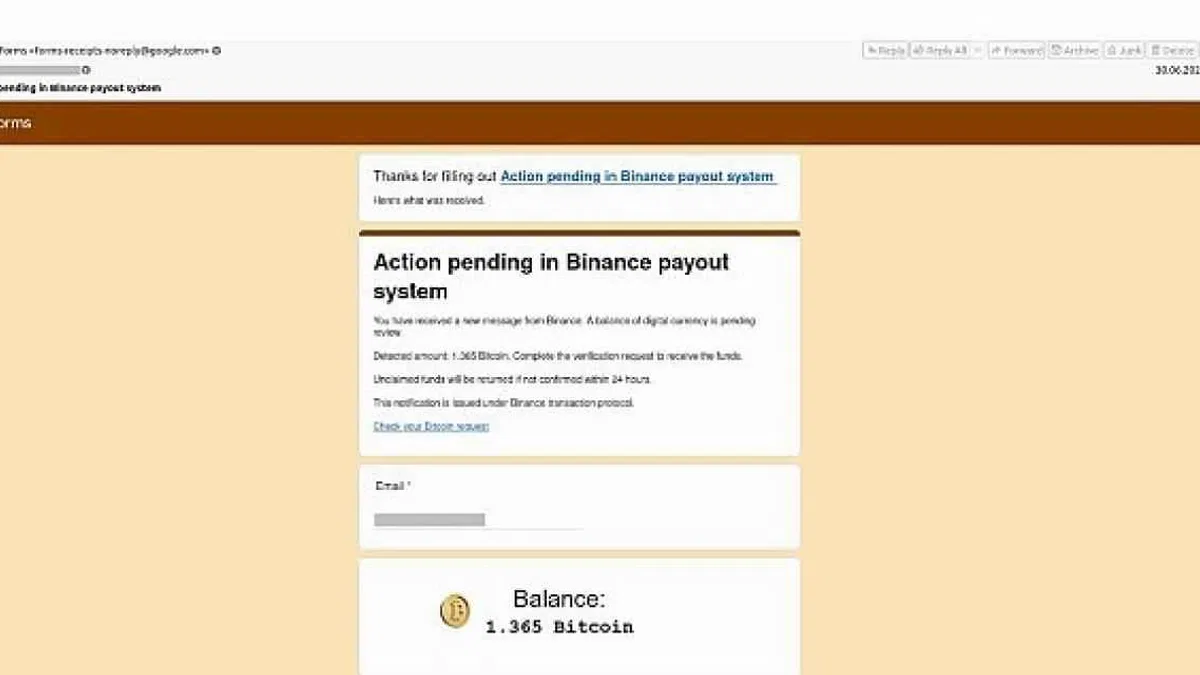 Düşman 'Form'unda: Kripto dolandırıcıları Google Formlar aracılığıyla kullanıcıları hedef alıyor