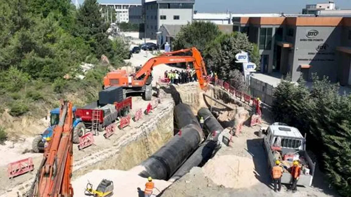 Çınarcık Barajı'nda su Eylül'de Bursa'da