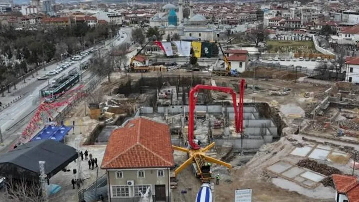Konya Mevlevi Dergahı'nın temeli atıldı
