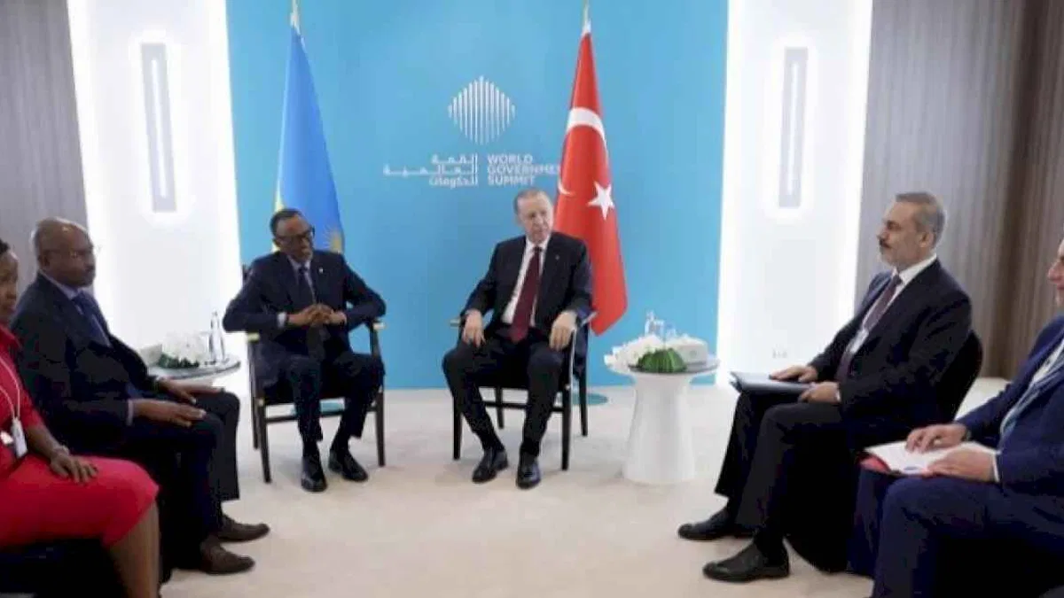 Cumhurbaşkanı Erdoğan, Ruanda Cumhurbaşkanı Kagame ile görüştü
