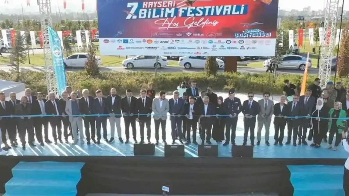 7’nci Kayseri Bilim Festivali açıldı