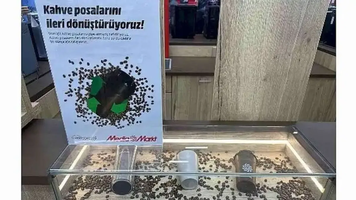 MediaMarkt Türkiye'nin kahve posaları ileri dönüşümle yeniden hayat buluyor