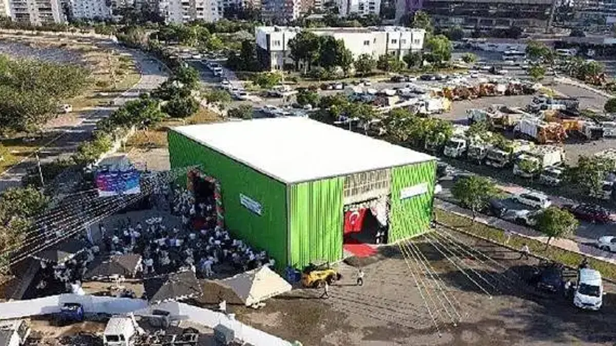 Yenişehir Belediyesi atık ayrıştırma tesisini açtı, çevreci halk kart projesini başlattı