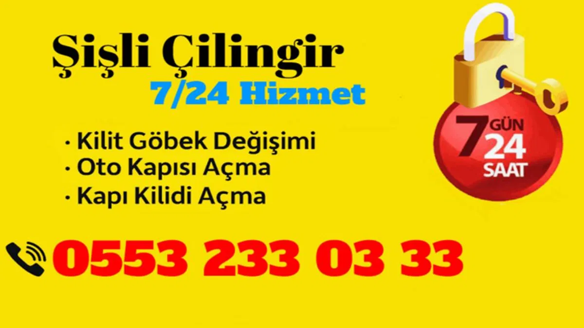 Şişli Semtinde Kilit Konusunda Uzman Kadro