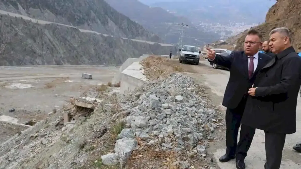 Artvin’de Livane Küçük Sanayi Sitesi’nde inceleme