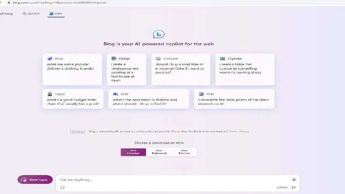 Bing Chat, Chrome Masaüstü Kullanıcıları İçin Kullanıma Sunuldu