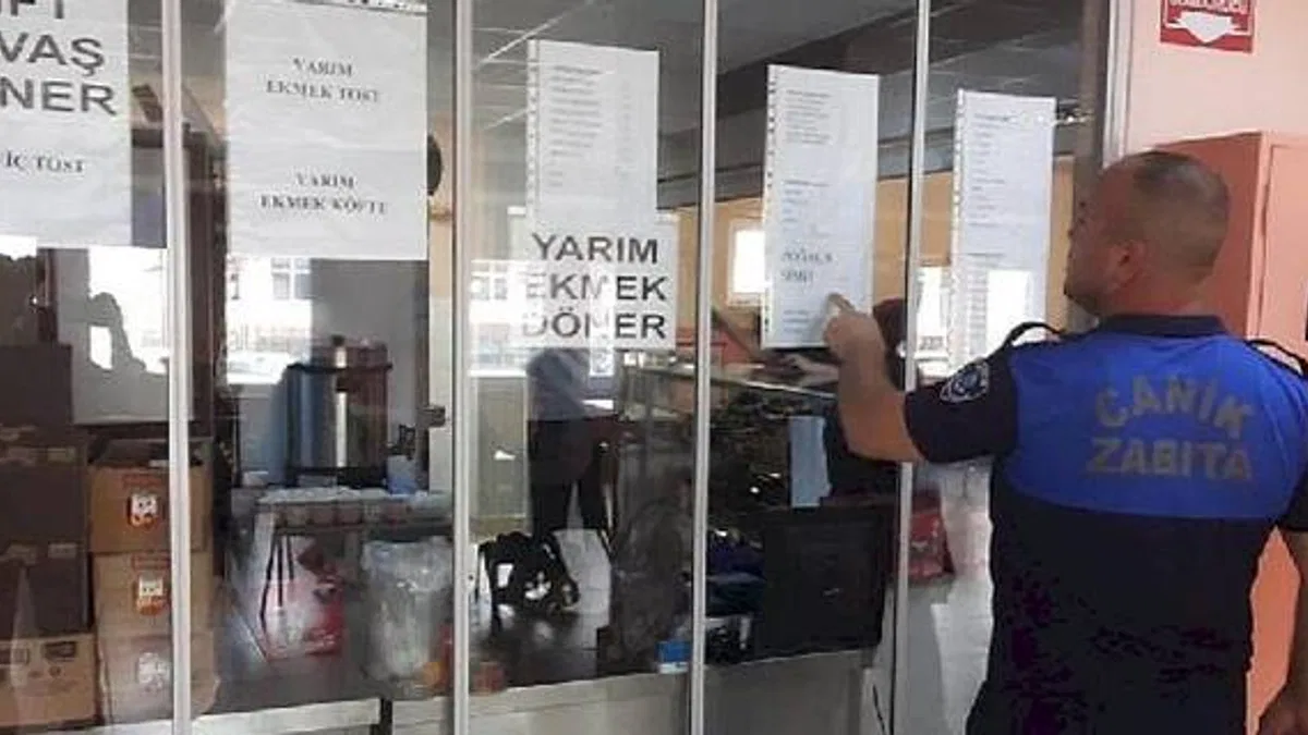 Canik'te Okul Kantinleri Mercek Altında