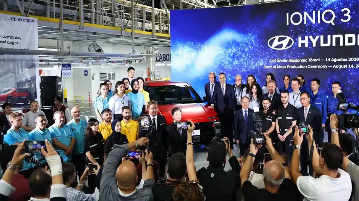 Hyundai Türkiye, ilk elektrikli aracı IONIQ 3’ün üretimine başladı