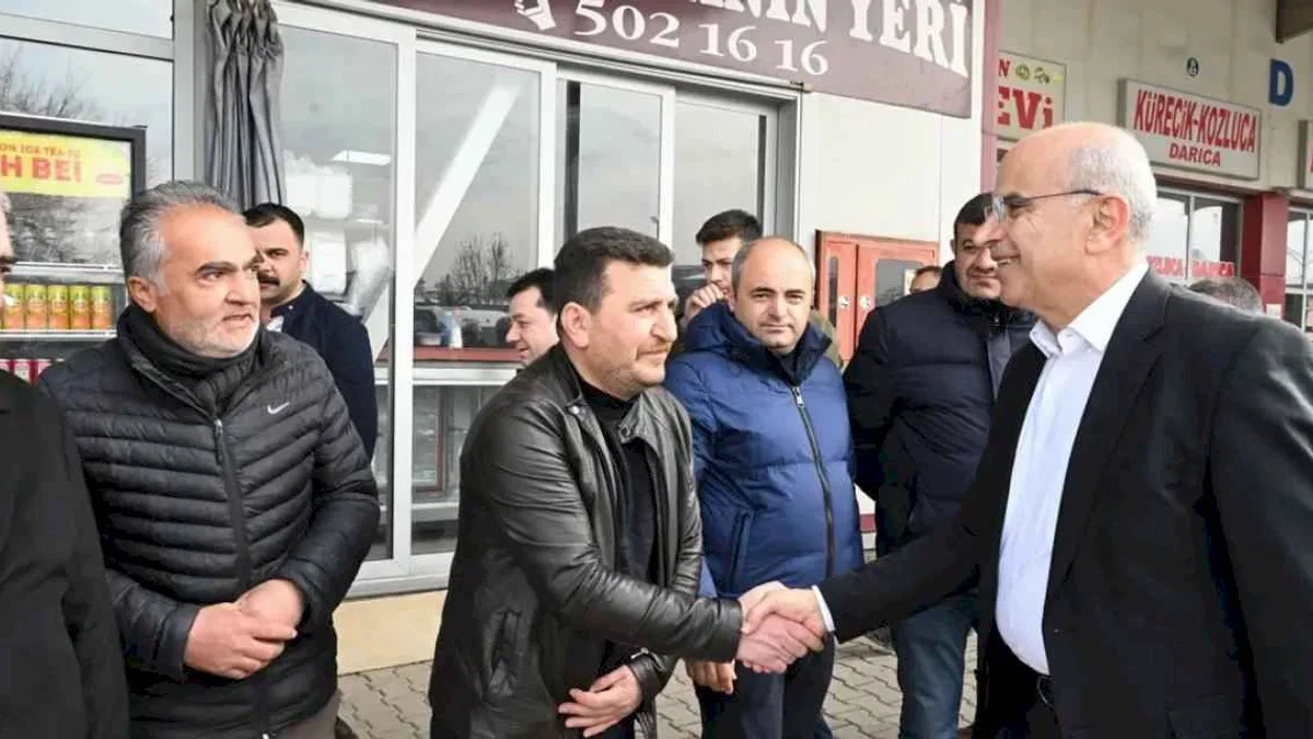 Malatya'da Başkan Er, terminal esnaflarıyla bir araya geldi