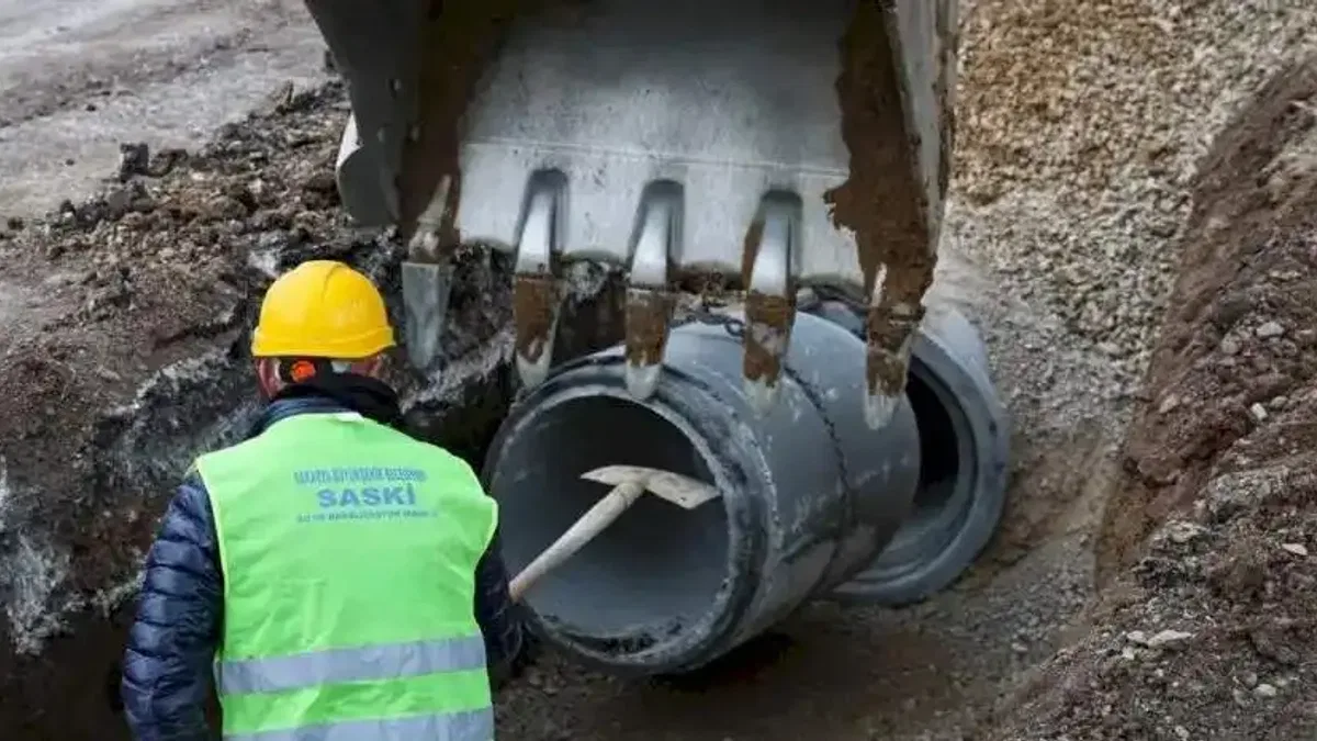 Sakarya Karakamış'ta yağmur suyu altyapısı yeni hat ile güçleniyor