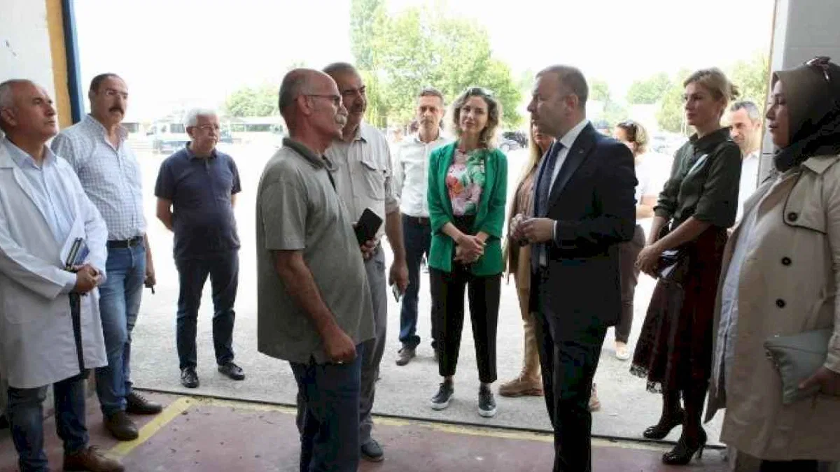 Nilüfer Kaymakamı Süzen'den  Kurban Bayramı hazırlıklarına inceleme