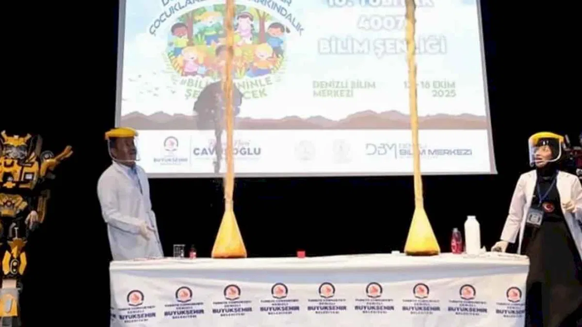 Denizli Bilim Merkezi’nde doğa dostu nesiller bilimle buluşuyor