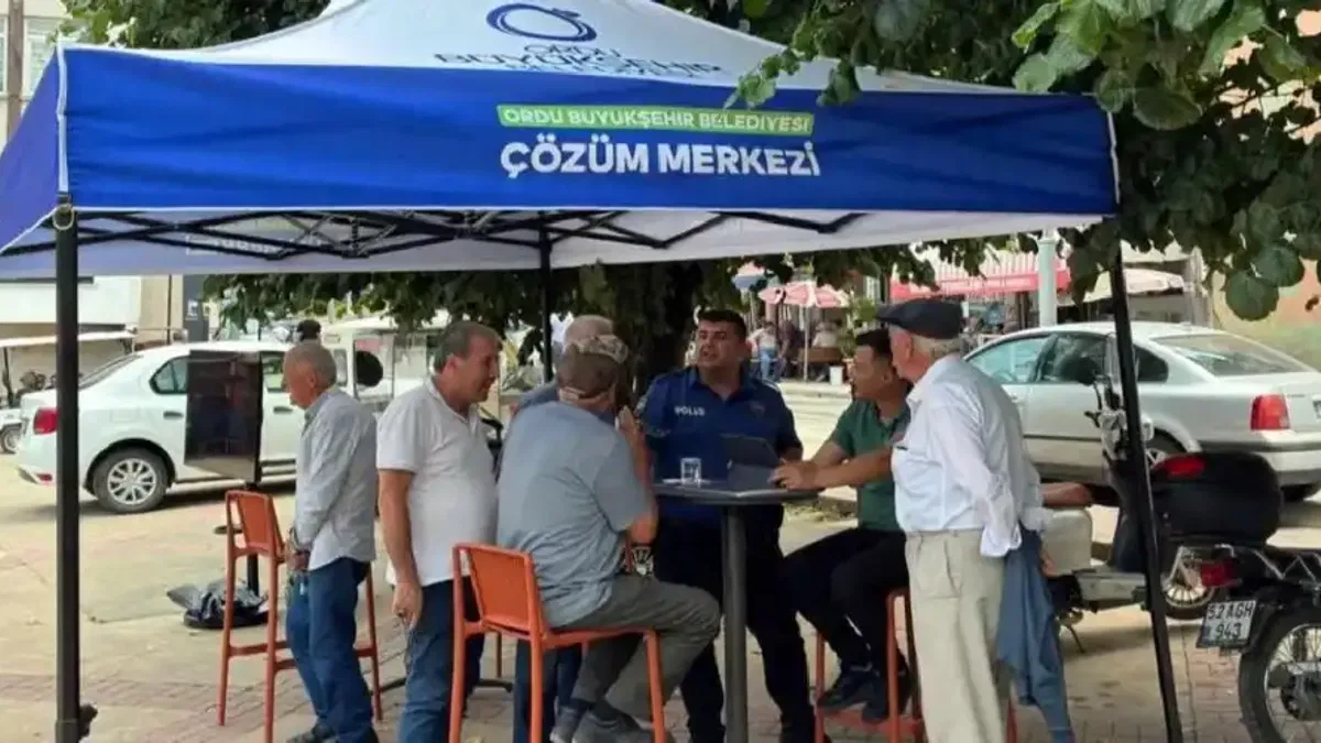 Ordu’da 153 Çözüm Merkezi İkizce’de vatandaşlarla buluştu