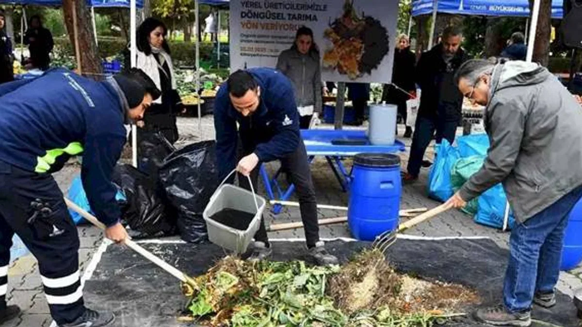 Organik atıklar İzmir'de ekonomiye kazandırılıyor