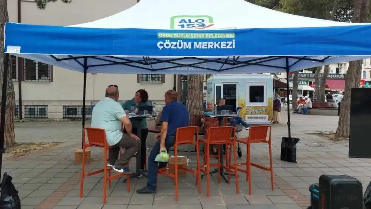 Ordu’da Çözüm Merkezi vatandaşlarla buluşuyor