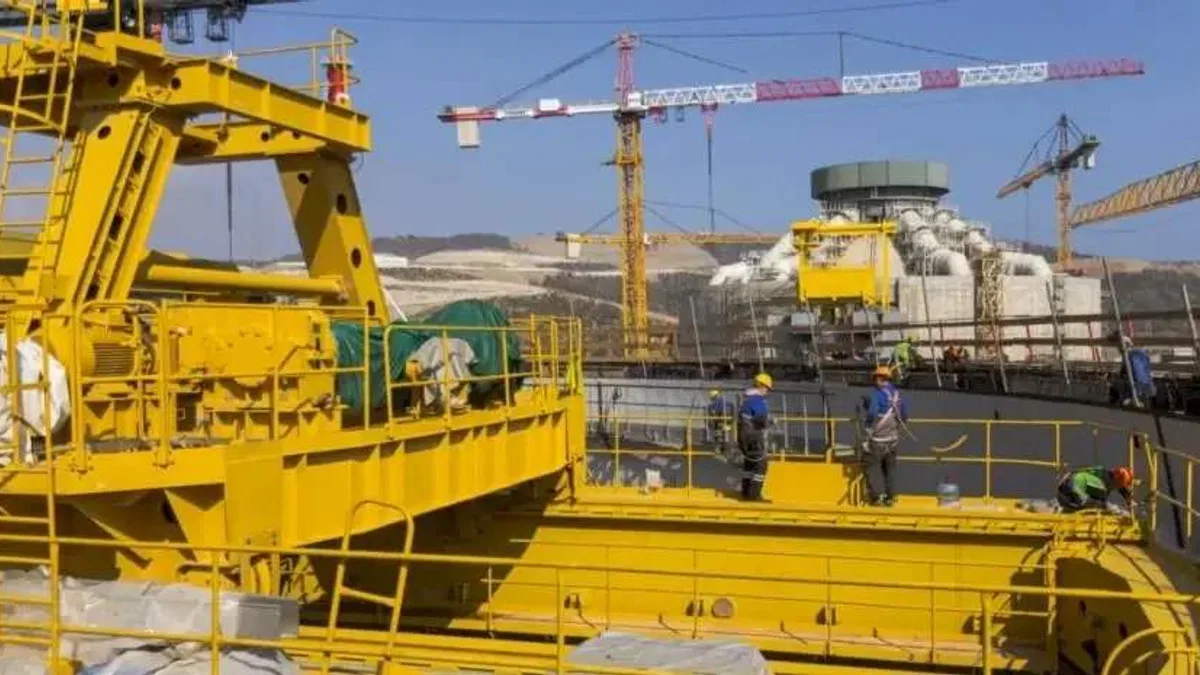 Akkuyu NGS’nin İkinci Güç Ünitesinde Kutup Vinci Kuruldu