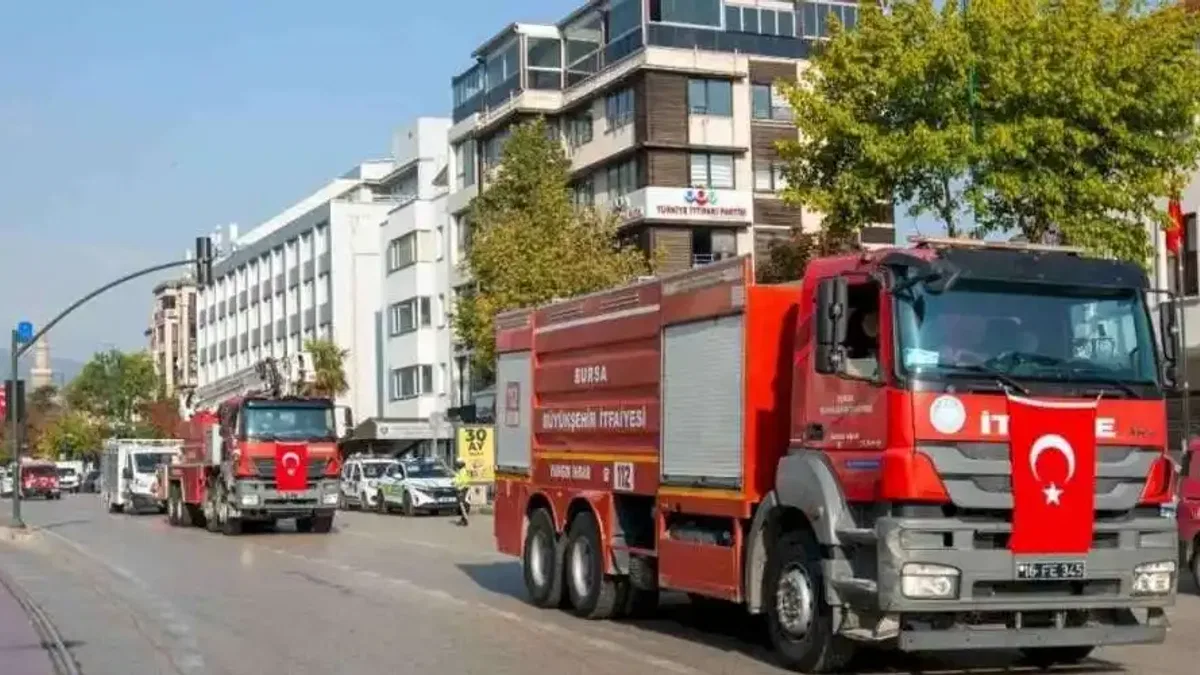 Bursa İtfaiyesi üç asırdır vatandaşın hizmetinde