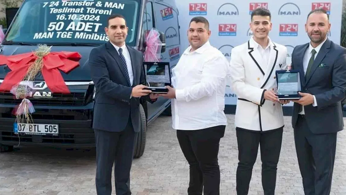 MAN toplu teslimatını Antalya'da yaptı