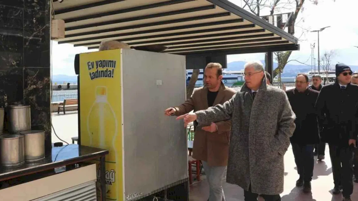 Mudanya sahilinde işgal ve seyyar denetimi
