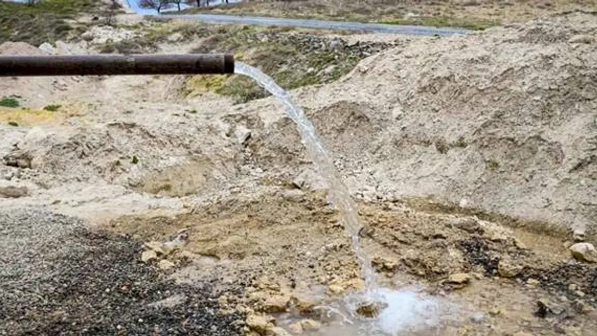 Malatya Akçadağ'da Güneşli içme suyuna kavuştu
