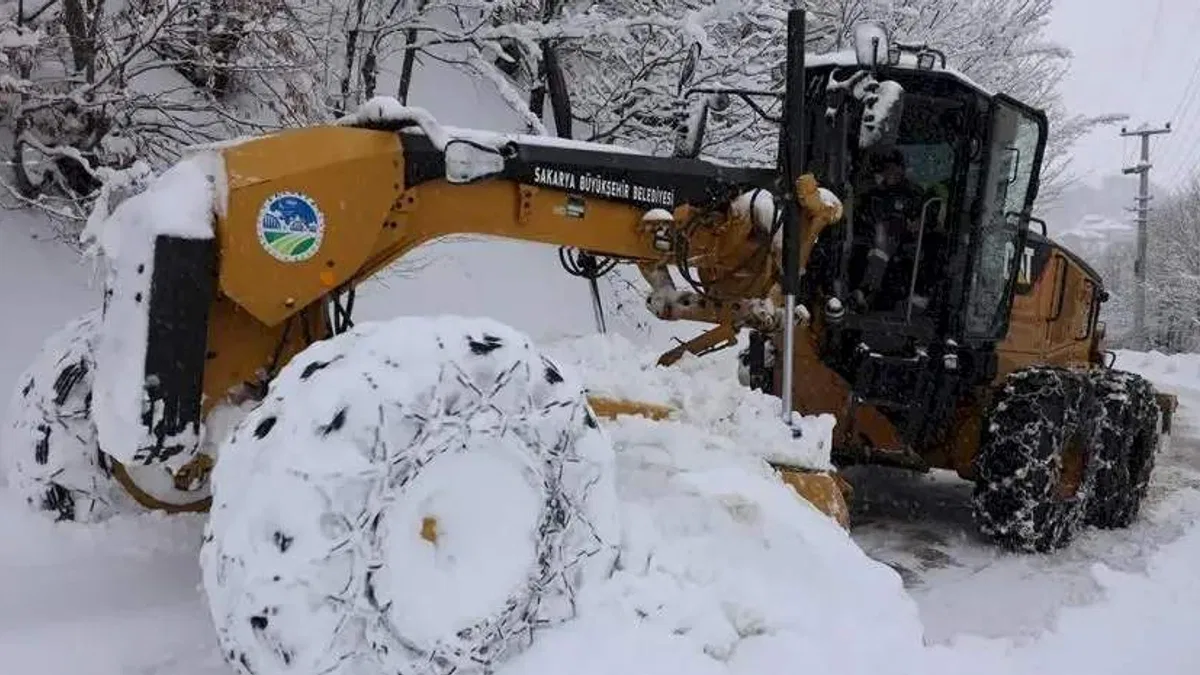 Sakarya'dan kar raporu
