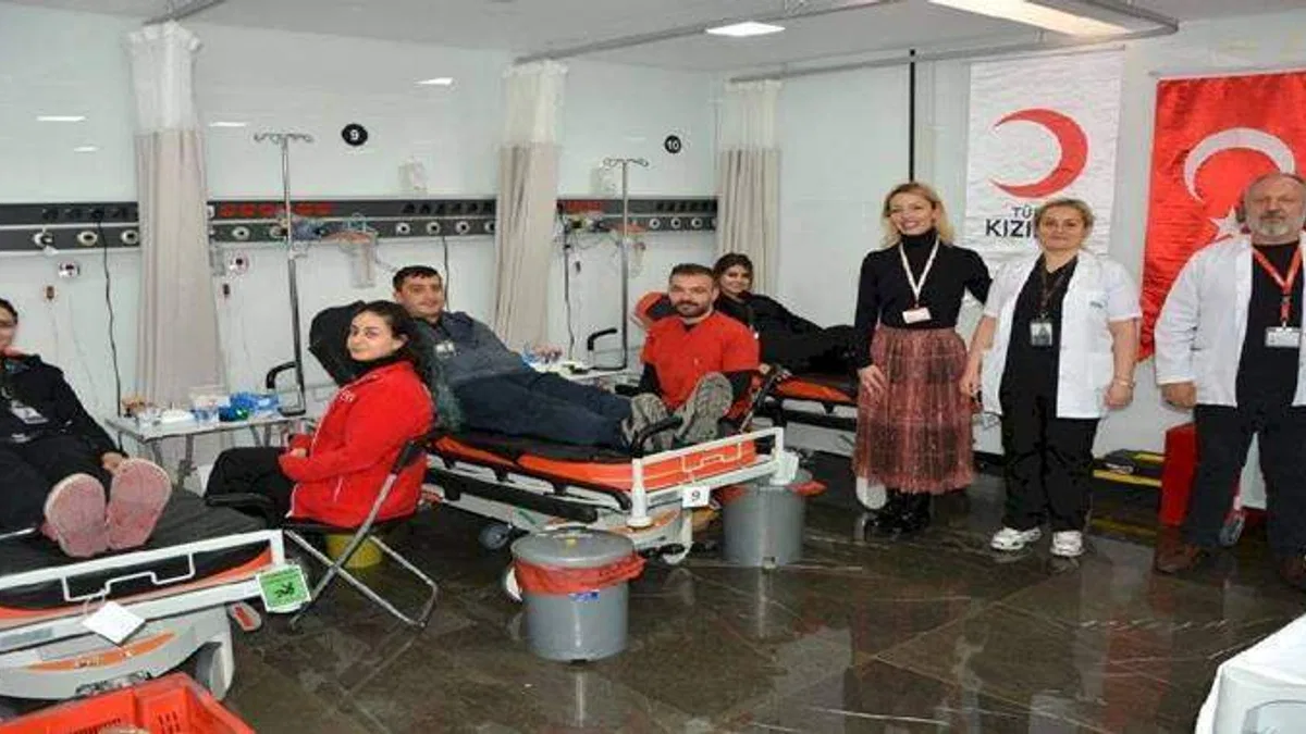 Egepol Çalışanlarından Kan Bağışı Kampanyası