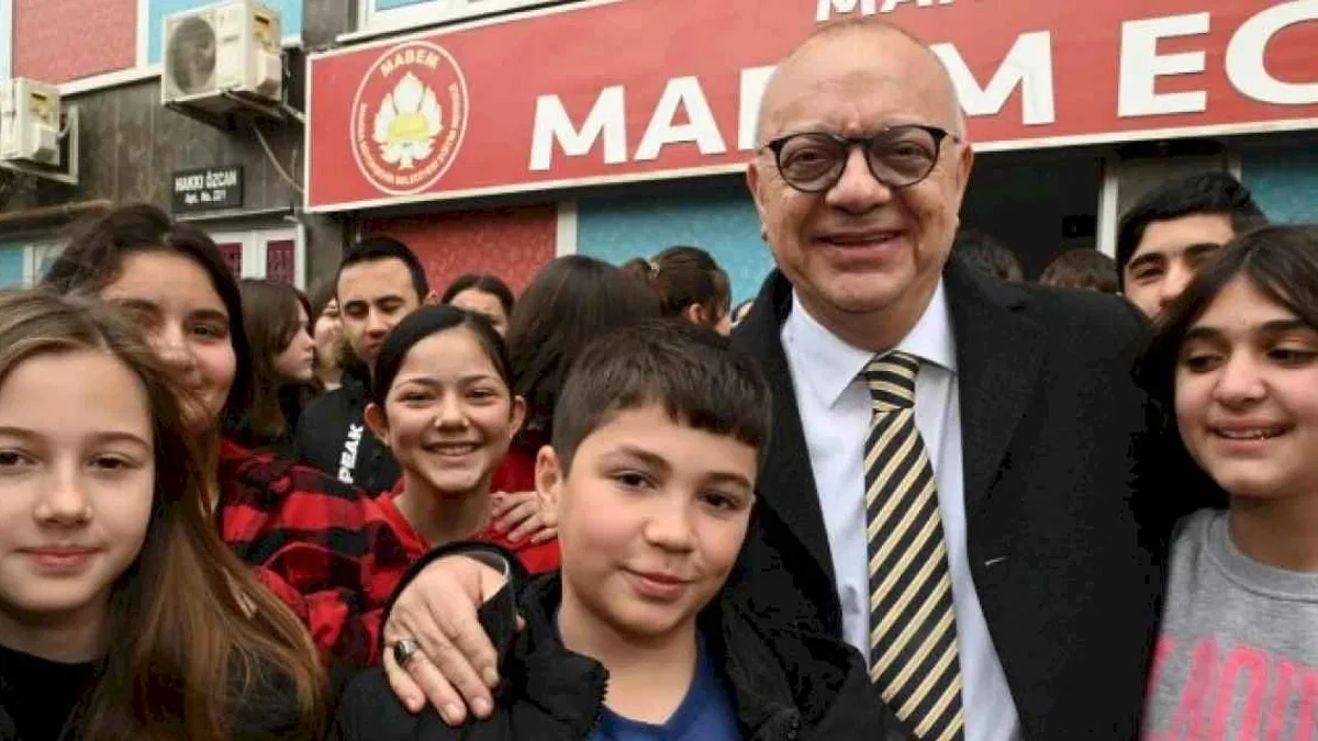 Saruhanlılı öğrenciler Başkan Ergün’ü sevgiyle karşıladı
