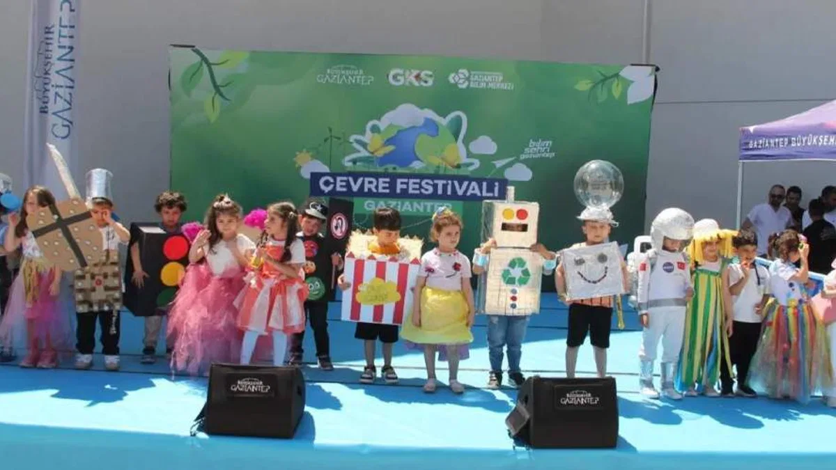 Çevre Festivali Gaziantep’te çocukları ve aileleri buluşturdu