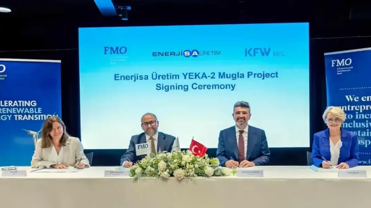Muğla’daki rüzgâr projelerine 180 milyon dolarlık finansman anlaşması