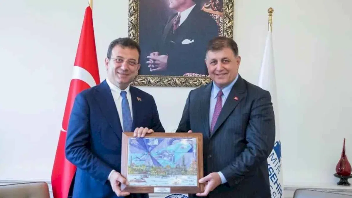 Başkan Tugay, İmamoğlu’nu ağırladı