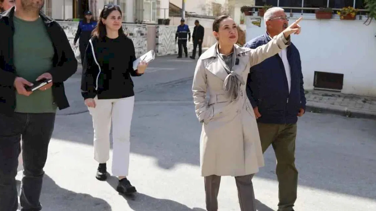 Başkan Filiz Ceritoğlu Sengel'den Zafer Mahallesi turu