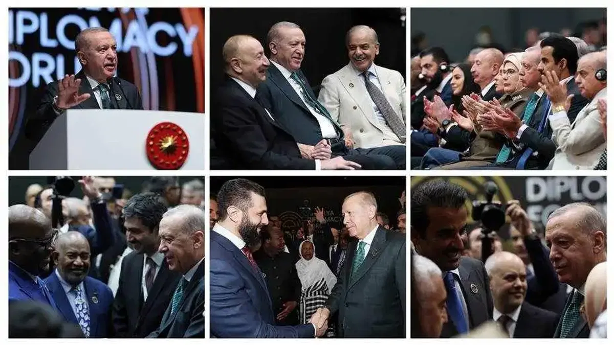 Erdoğan'dan Antalya'da diplomasi trafiği