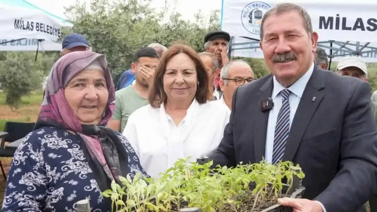 Muğla Milas’ta 300 üreticiye dağıtım gerçekleştirildi