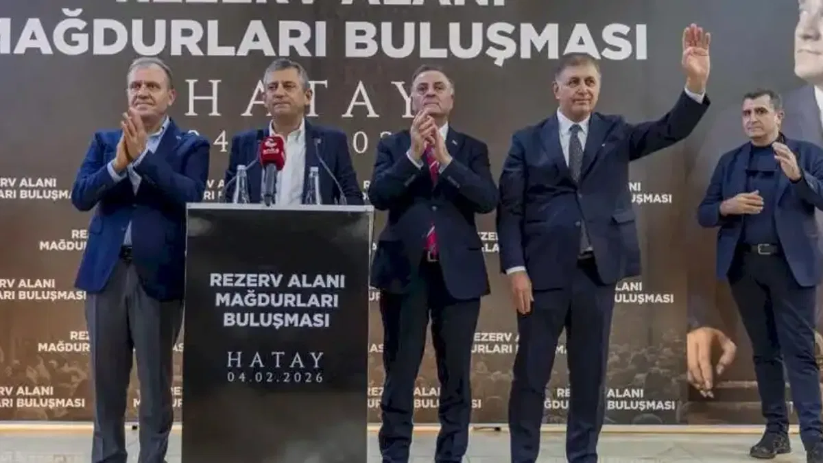 CHP'li başkanlar Hatay’da depremzedelerle buluştu