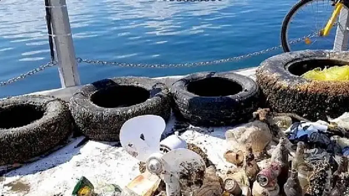 Dünya Temizlik Günü'nde 432 kilo atık toplandı