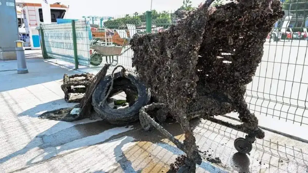 Mersin’de Dünya Çevre Haftası’nda deniz tabanı temizliği