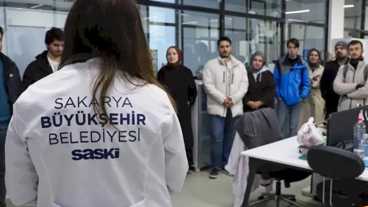 SASKİ geleceğin sağlık neferlerini tesislerinde ağırladı