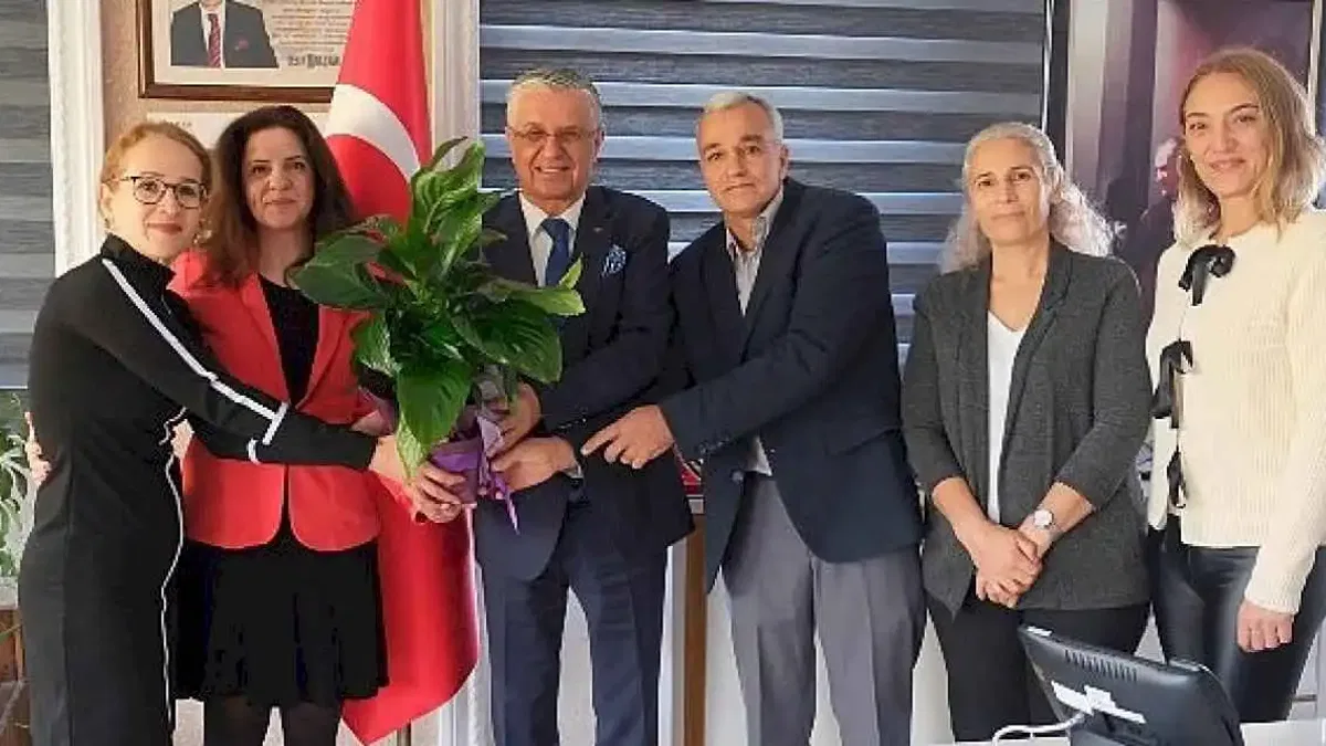 Okul aile birliğinden Başkan Topaloğlu'na ziyaret