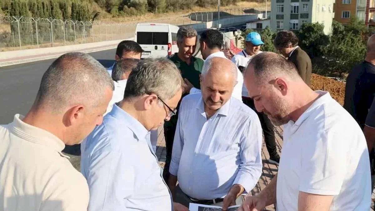 Başkan Büyükgöz ve Dr. Baraçlı projeleri yerinde inceledi