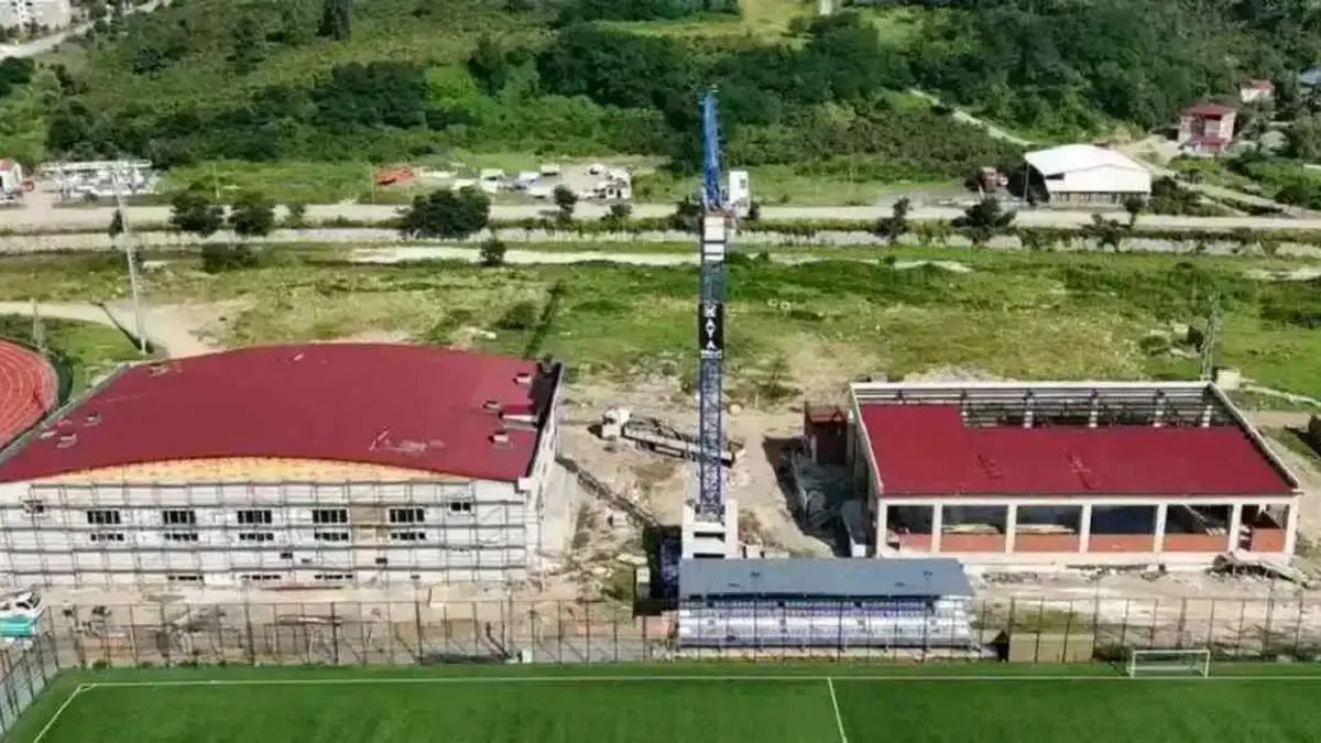 Ordu Altınordu'da sporculara modern spor tesisi