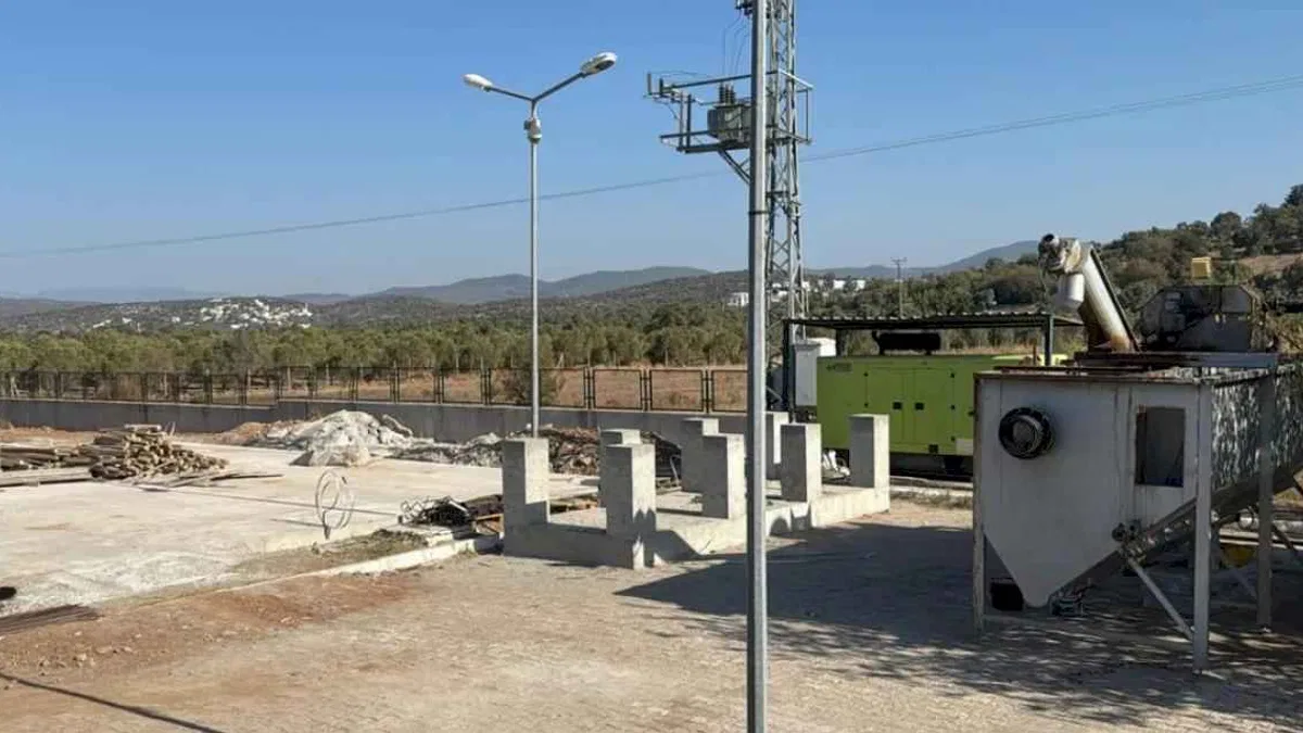 Muğla'da, Mumcular Atıksu Arıtma Tesisinin yüzde 25’ini tamamladı