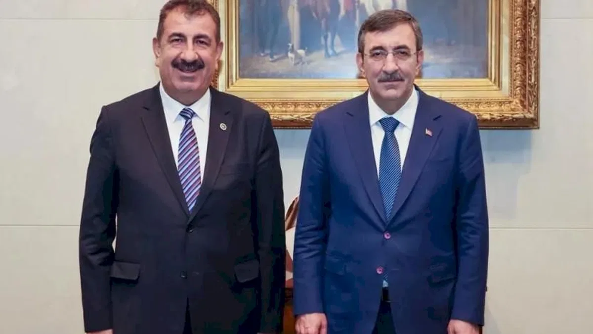 Cumhurbaşkanı Yardımcısı Yılmaz TÜRKYED'i kabul etti
